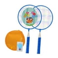 thumbnail image 4 of amleso Kids Badminton Racket Nylon Net with Storage Bag Sport Games Sports Toy Badminton Shuttlecocks for Kids 2 Player Children Lawn Blue, 4 of 10