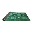 thumbnail image 2 of Ahgly Company Indoor Rectangle Oriental Turquoise Blue Industrial Area Rugs, 2' x 4', 2 of 4