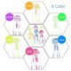 thumbnail image 4 of 6Pcs Artificial Jellyfish Decor Ornament For Aquarium Fish Tank, Fake Jellyfish Aquarium Decorations, Glowing Jellyfish Effect, 4 of 4