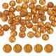 thumbnail image 1 of Paquete de 50 perlas de silicona redondas doradas de 9 mm para manualidades/ pulseras/ collares, 1 of 7