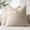 Linen, variant on Linen Throw Pillow Covers 18x18 Set of 2 Solid Handcrafted Striped Cushion Covers for Bed Soft Modern Farmhouse Neutral Pillowcase for Couch Bedroom Living Room Home Decor