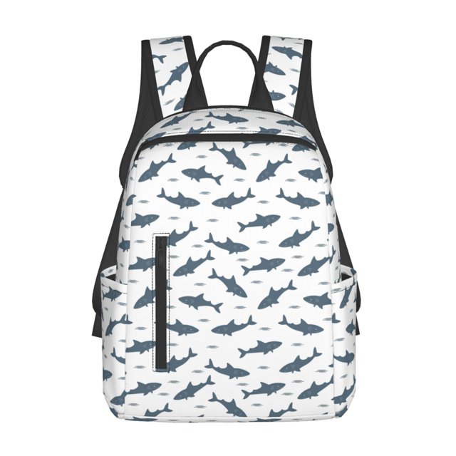 Balery Cute Shark Mochila Ligera para Hombres y Mujeres – Resistente y Impermeable, Ideal para la Escuela, el Trabajo, los Viajes y el Uso Diario