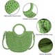thumbnail image 4 of LHSHID Womens Straw Beach Bag Woven Crossbody Shoulder Bags Top Handle Satchel Handbag Purse for Summer, 4 of 6