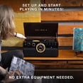 thumbnail image 3 of Reproductor de Discos Victrola Walnut Bluetooth para Mediados de Siglo, 3 of 9