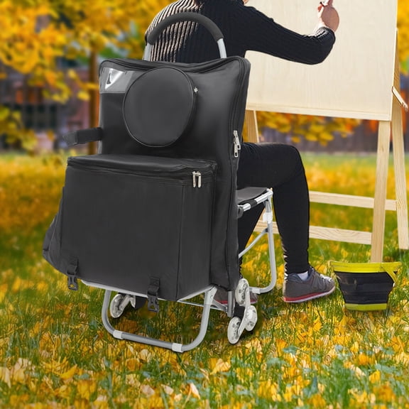 DENEST Black multi-functional sketch easel trolley 43*93cm/16.93*36.61in US NEW