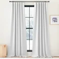 thumbnail image 1 of RYB HOME Faux Linen Room Darkening Curtains for Living Room Pinch Pleated Window Treatments for Bedroom/Kids Room, 1 of 5