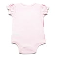 thumbnail image 3 of Disney Clothes Baby Girls 3-Pack Bodysuits – Princess Short Sleeve Outfit Set (Pink/Purple/Blue) – 6/9M, 3 of 5