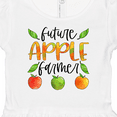 thumbnail image 4 of Inktastic Future Apple Farmer- Apples and Leaves Girls Baby Dress, 4 of 5