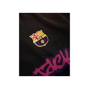 Travis Scott Mens x Nike x FC Barcelona Spray Logo Hoodie Black, from StockX
