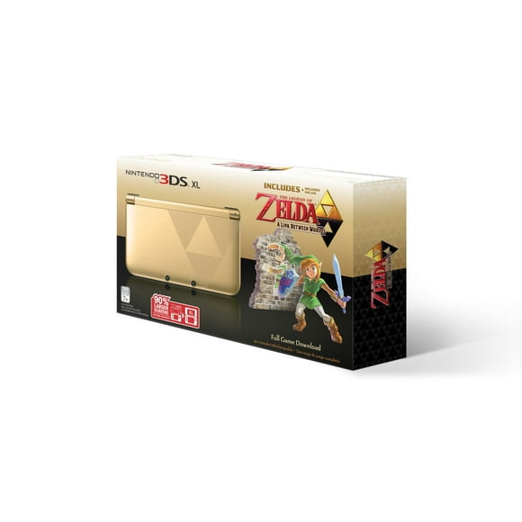 Nintendo 3DS XL Gold/Black - Limited Edition Bundle with The Legend of Zelda: A Link Between Worlds