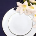 thumbnail image 5 of Smarty White Gold Rim Organic Plastic Wedding Value Set (120 Guests), 5 of 7