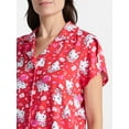 thumbnail image 4 of Hello Kitty Women's Valentine's Day Shorty Pajama Set, 2-Piece, Sizes XS-3X, 4 of 5