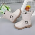 thumbnail image 4 of Elvqul Boots for Girls,Girls Shoes,Winter Riding Boots Faux Leather Size 10 Girls, 4 of 8