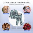 thumbnail image 7 of Bingfone Men's Pajama Set 2 Piece Loungewear PJs, Long Sleeve with Pajama Pants-Butterflies Skull Bows, 7 of 7