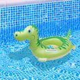 thumbnail image 1 of Anillo de natación inflable con asa, círculo flotante para bebés, lindo círculo de natación de dinosaurio para fiestas acuáticas en la playa y la piscina en verano, 1 of 8