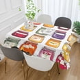 thumbnail image 2 of Yayeee Tablecloths 60" x 120" Rectangle Wrinkle Resistant Party Table Cover, Colorful Jam Jars, 2 of 8