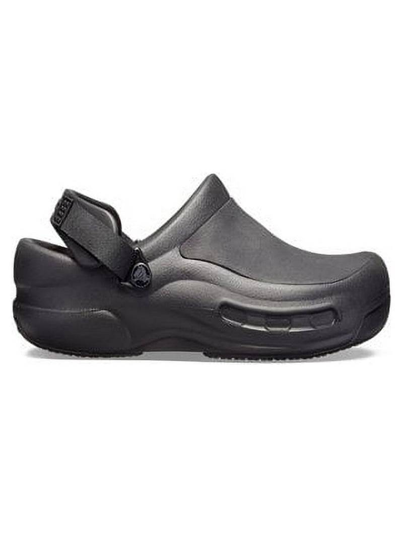 Crocs At Work Bistro Pro LiteRide Men\'s Clog Black Slip Resistant Size 7 Women 9 Unisex Crocs, Bistro Pro LiteRide Work Clog — Peltz Shoes main image 4