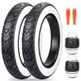 thumbnail image 1 of Neumáticos Fat Bike MEGHNA MG-BT-20-4.0, 20 x 4 pulgadas, pared blanca, paquete de 2, 1 of 8