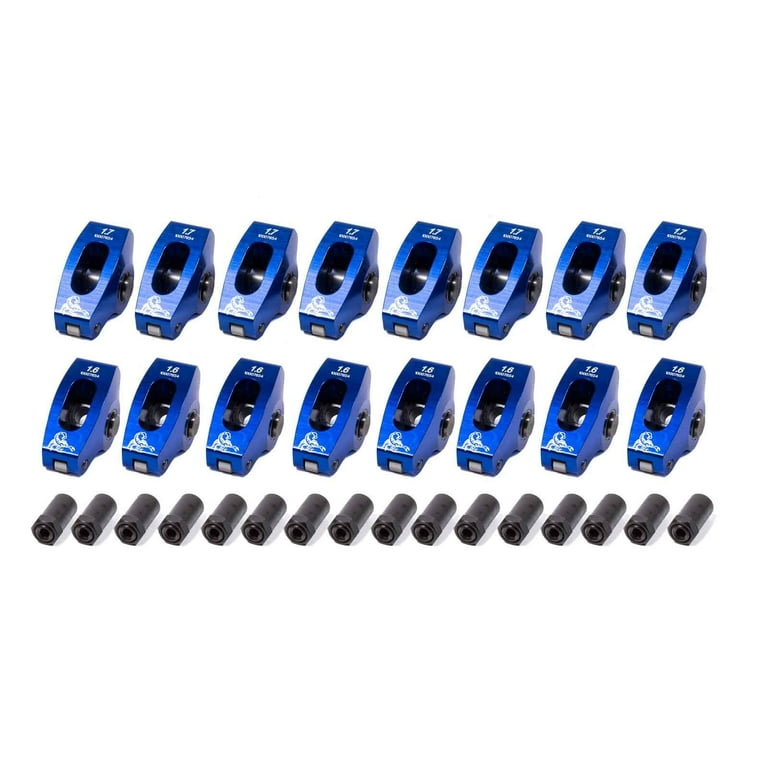 Scorpion Racing SBC Roller Rocker Arms 1.7/1.6 Ratio 7/16 Stud