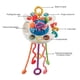 thumbnail image 4 of Juguete de actividad con cuerda para tirar de pulpo, juguete sensorial de silicona de grado alimenticio con cuerda para tirar de pulpo, juguetes para habilidades motoras finas, rendimiento sólido, 4 of 10