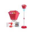 thumbnail image 1 of Standing Bubble Machine, Height Adjustable Up to 47 Inches, Automatic Bubble Maker with LED Light & Music, Outdoor Party Bubble Lamp, 1 of 8