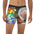 thumbnail image 2 of Lsque Pikmin Pattern Men's Performance Stretch Underwear, Athletic Long Leg Briefs，Moisture-Wicking-X-Large, 2 of 6