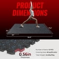 thumbnail image 3 of .&#Thick Sq Ft Rubber Top Exercise Equipment Mats High Density EVA Foam Mats with Rubber Top Interlocking Gym Flooring for Home Gym Protective Workout Mat /G, 3 of 9