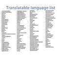 thumbnail image 2 of Full-Color Touch Screen Language Translator Earbuds, Real Time Translation Earphone with 144 Languages Supported, ANC Noise Cancelling, Bluetooth 5.4(Black), 2 of 8