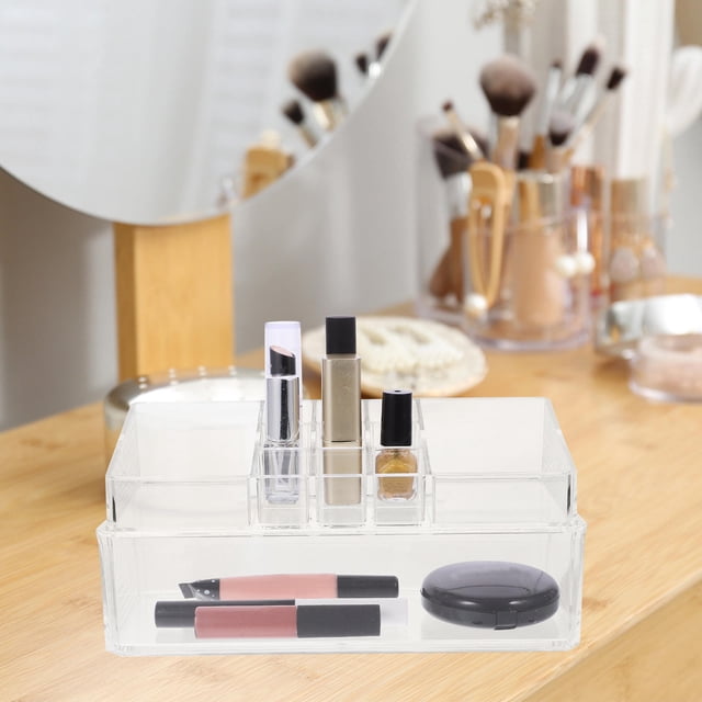 WHAMVOX Organizador De Maquillaje Para Transparente Fácil De Usar Y Resistente A Deformaciones