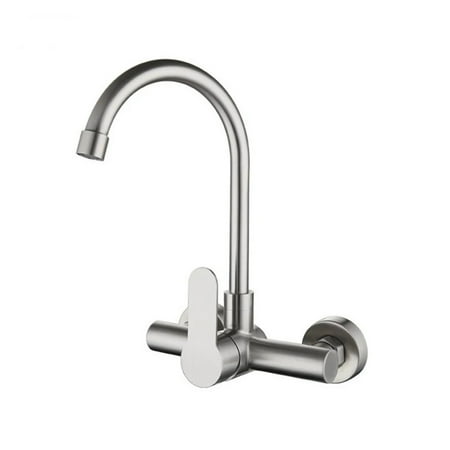 Kitchen Faucets Sprayer Kitchen Sink Faucet  Sprayer Single Hole Deck Mount Single Handle Stainless Steel  Versatile Features