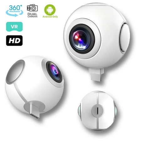 Indigi® PanoLive Dual Wide Angle Lens - 360 Panorama Camera for Android (Best Panorama Camera App For Android)