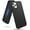 Black, variant on Ringke Air-S Case Compatible with iPhone 12 Pro Max, Silicone Flexible TPU Shockproof Matte Slim Phone Cover - Black
