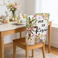 thumbnail image 1 of Dvkptbk 2-Pack Easter-Themed Restaurant Chair Back Covers Spring Home Decor Protective Covers Removable and Washable Seat Covers Suitable for Party Decorations easter decorations, 1 of 6