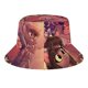 thumbnail image 5 of Lackadaisy Sombrero bucket para adultos, gorra de protección solar, sombrero de pescador plegable para viajes al aire libre, pesca y actividades de verano, 5 of 6