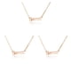 thumbnail image 5 of Collar de amistad sweethay Retro inglés con cadena encanto DIY oro rosa Type1 NO1, 5 of 6