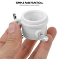 thumbnail image 4 of HLONK 2pcs  2Pcs Rotating Mounting Rings 360 Degree Free Flag Pole Kit 0.75-1.02Inch Diameter (White), 4 of 12