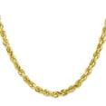 thumbnail image 2 of Primal Gold 10 Karat Yellow Gold 5.0mm Diamond-cut Quadruple Rope Chain, 2 of 4