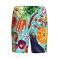 thumbnail image 4 of Rocae Vegetable for Men's Soft Sleep Pajama Shorts, Waistband and Pockets, 4 of 9