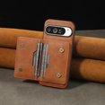 thumbnail image 6 of ELEHOLD For Google Pixel 9 / 9 Pro Case, PU Leather 2-in-1 Magnetic Detachable Leather Credit Card Slot Shockproof Wallet Case Cover For Google Pixel 9 / 9 Pro ,Brown, 6 of 7