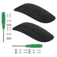 thumbnail image 1 of HEALEEP 2pcs Motorcycle Mudguard Tire Splash Guard Improves Control Black Plastic Motorcycle Accessories, 1 of 8
