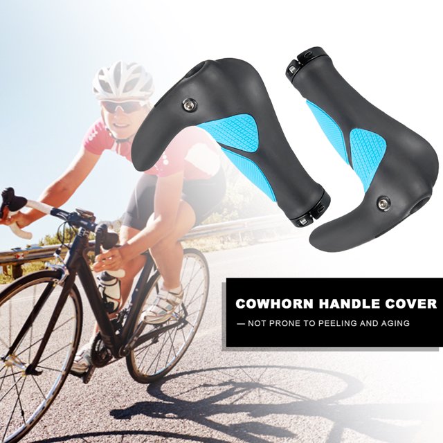 Cubierta De Agarre Para Manillar De Bicicleta Cubierta para manillar de bocina de bicicleta, accesorios de goma TPR con absorción de impacto, 1 par