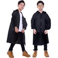 thumbnail image 1 of Manteau de Pluie pour Enfants, Lot de 2 Ponchos de Pluie pour Enfants - Imperméables Réutilisables pour Garçons et Filles, Équipement de Pluie Extérieur, 1 of 7