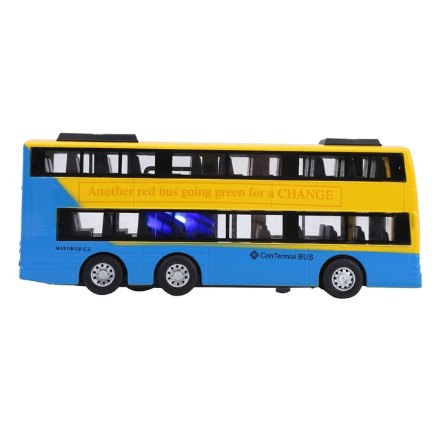 Tire hacia atrás del autobús, autobús de aleación para niños, autobús para niños, autobús de juguete, eficiencia maximizada Jadeshay A