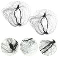 thumbnail image 4 of Miangastore 100 Pcs Filet à Cheveux Noir Invisible à Lignes Élastiques Filet à Cheveux Extensible en Nylon, 4 of 9
