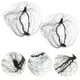 thumbnail image 4 of 100 piezas de red elástica invisible negra para el cabello, red de nailon estirable para el cabello, 4 of 5