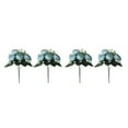 thumbnail image 4 of relayinert 2pcs/set Realistic Appearance Artificial Flower Bouquet For Home Decor Silk Artificial Flowers Wedding Decoration blue 2Set, 4 of 6