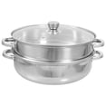 thumbnail image 2 of Miangastore 1 Set Kitchen Steamer Food Steaming Pot Stainless Steel Steaming Pot Cookware, 2 of 8