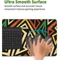 thumbnail image 5 of African Geometric XXL Gaming Mouse Pad 35.4 x 15.7 Inch Large Desk Mat with NonSlip Rubber Base, Waterproof and Stitched Edges, Perfect for Laptop, Keyboard, and Computer, 5 of 6