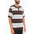 thumbnail image 4 of Mens Classic Charlie Brown Old School Striped Midweight Polo Shirt Street Casual Tshirt, 4 of 5