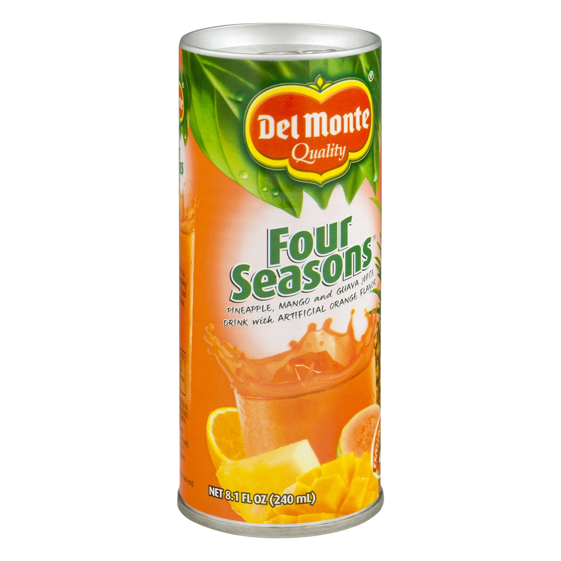 Del Monte Juice, Four Seasons, 8.1 Fl Oz